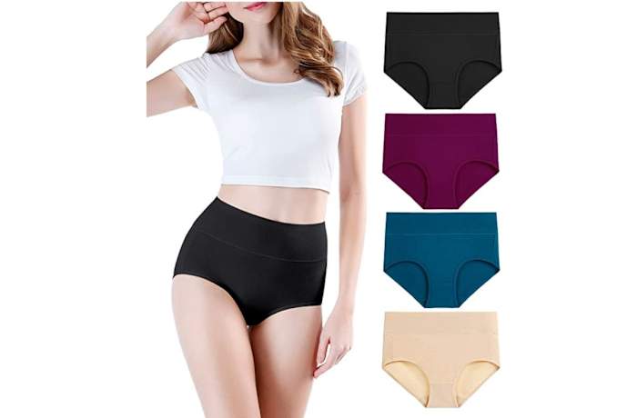Womens cotton full coverage briefs